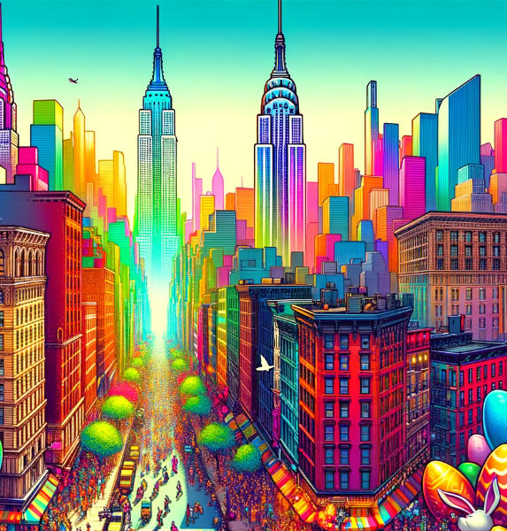 Easter Illustration Manhattan